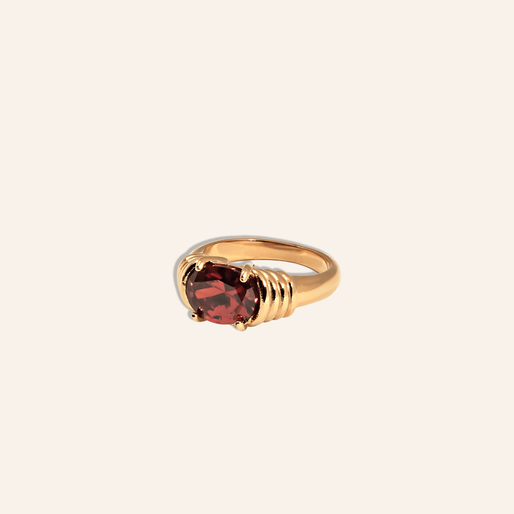 Ivy Ring (red)