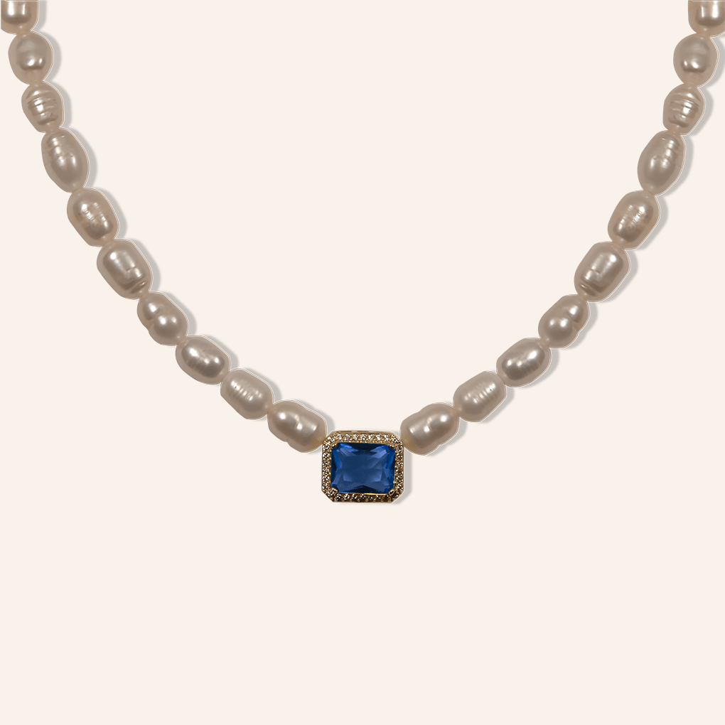 luna necklace blue direct view