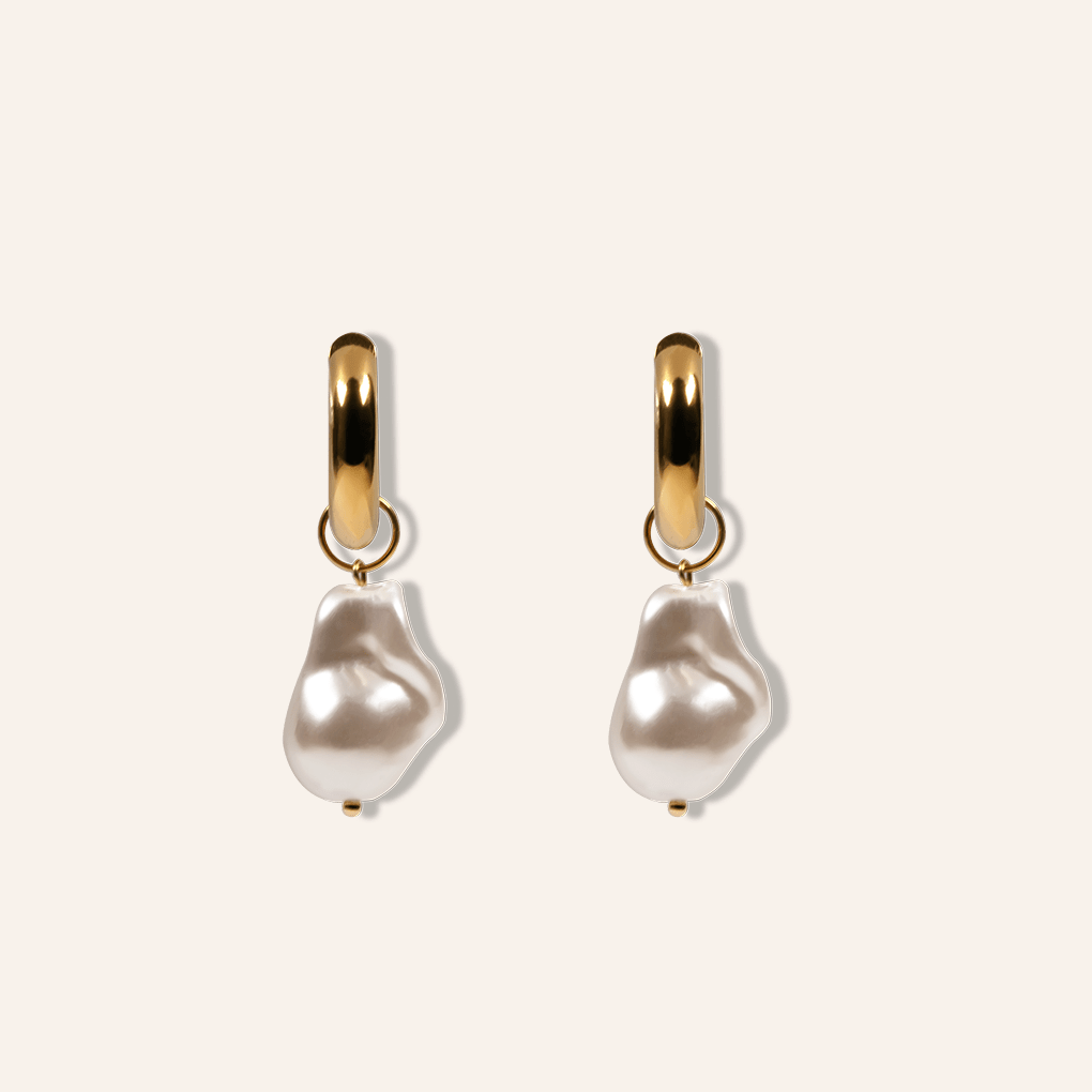 pearl drop earrings direct view